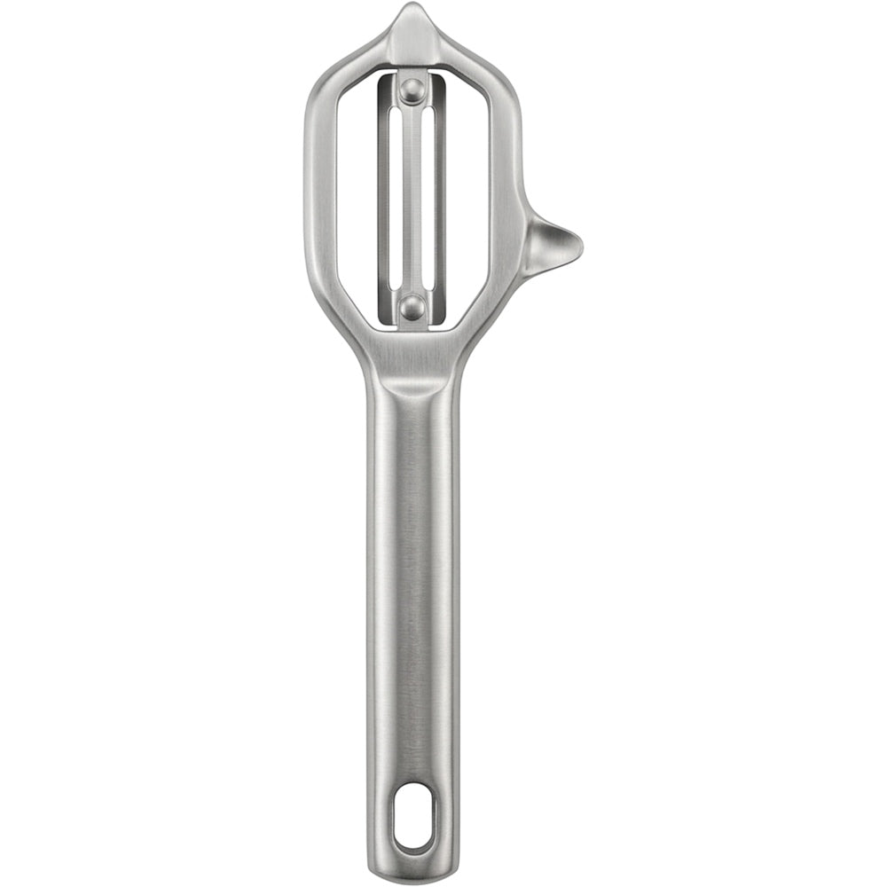 Zonva Crossglide Stainless Steel Y Peeler 6.8 in Brushed Silver - Product view