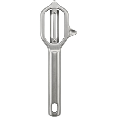 Zonva Crossglide Stainless Steel Y Peeler 6.8 in Brushed Silver - Product view
