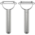 Zonva Twinprep Stainless Steel Straight and Julienne Peeler Set 2 Piece - Product view
