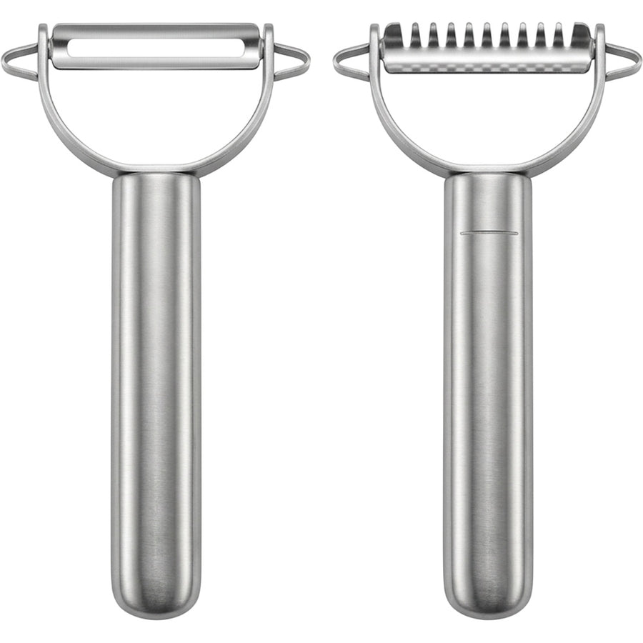 Zonva Twinprep Stainless Steel Straight and Julienne Peeler Set 2 Piece